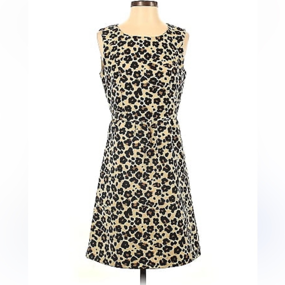 NWOT BANANA REPUBLIC leopard print dress - Picture 1 of 7